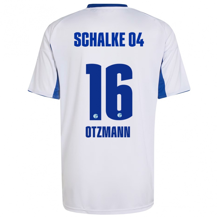 נשים כדורגל לוק ארי אוצמן #16 לבן כחול הרחק ג'רזי 2025/26