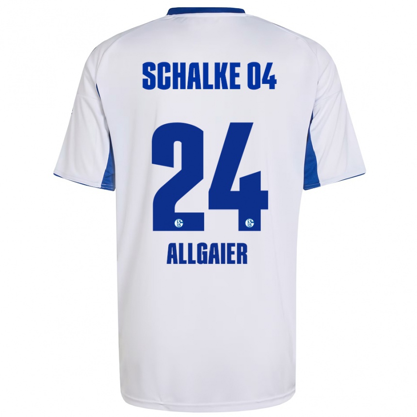 נשים כדורגל פליקס אלגייר #24 לבן כחול הרחק ג'רזי 2025/26