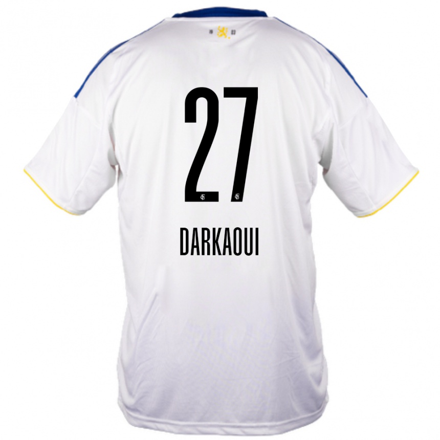 נשים כדורגל גיבריאל דרקאווי #27 לבן כחול צהוב הרחק ג'רזי 2025/26