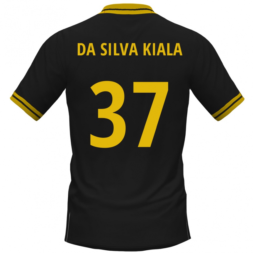 נשים כדורגל ג׳ואל דה סילבה קיאלה #37 שחור צהוב הרחק ג'רזי 2025/26
