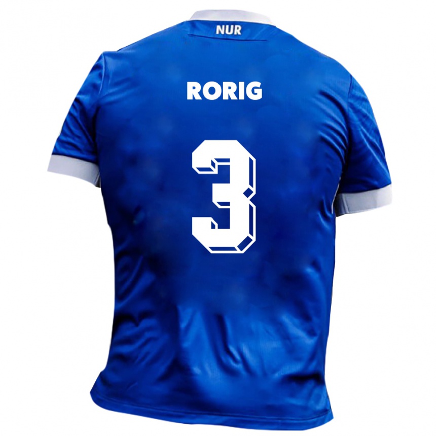 נשים כדורגל היינריך רוריג #3 כחול לבן הרחק ג'רזי 2025/26
