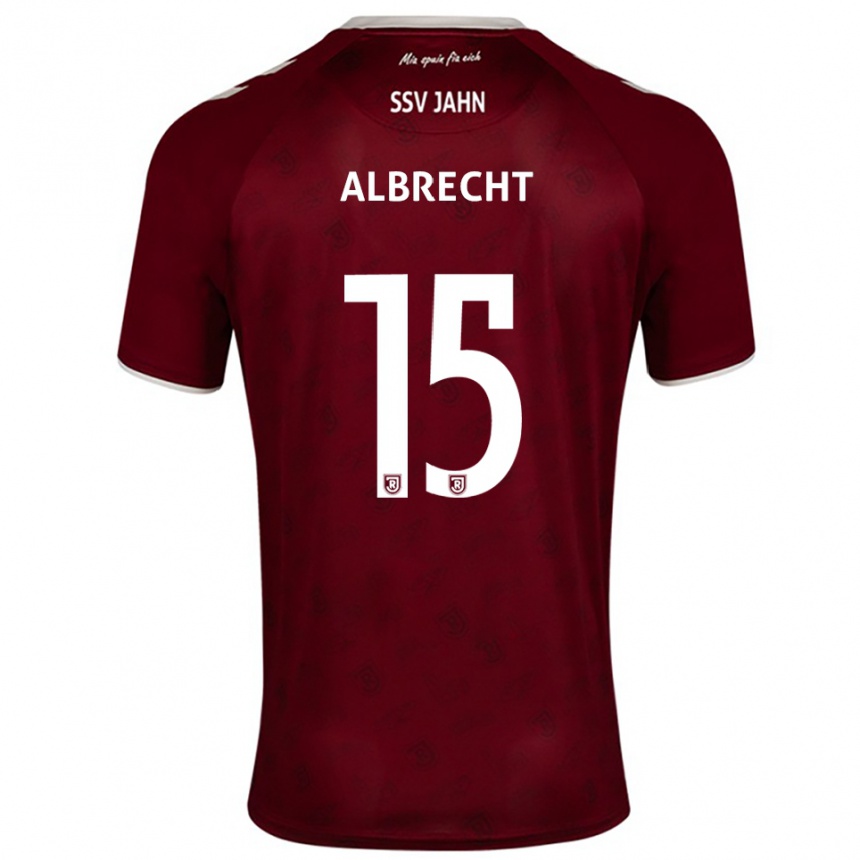 נשים כדורגל Felix Albrecht #15 בורדו לבן הרחק ג'רזי 2025/26