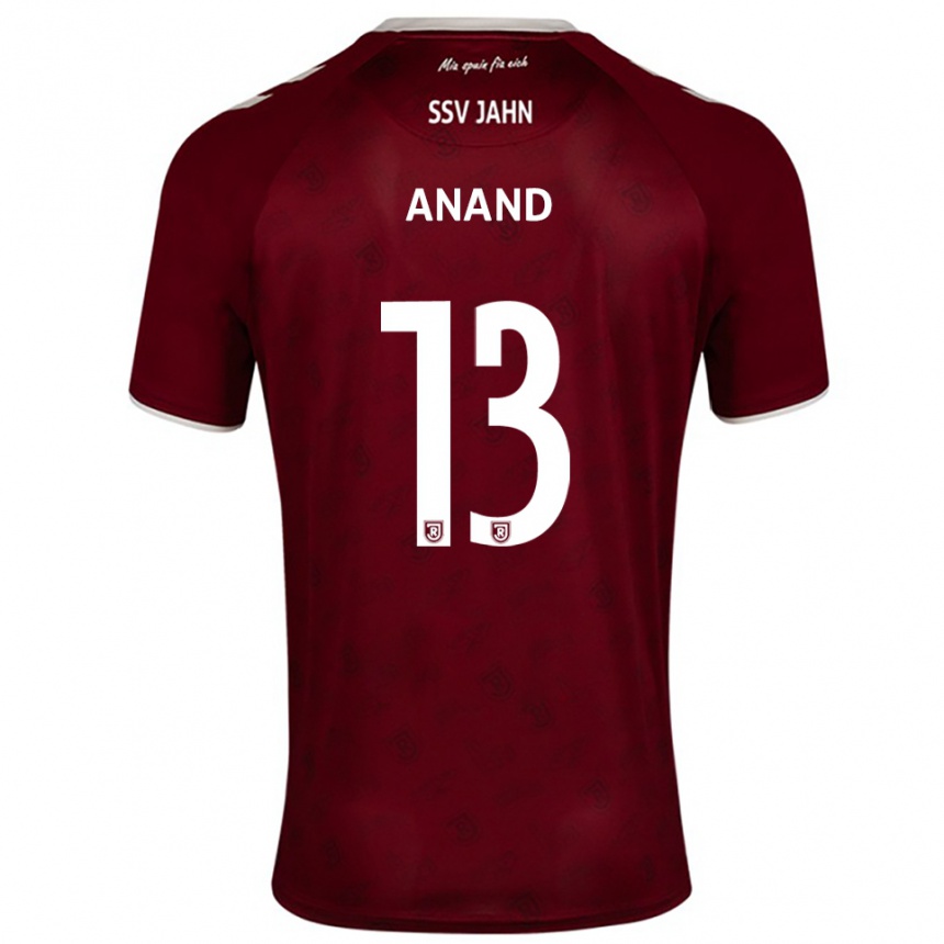 נשים כדורגל Nico Anand #13 בורדו לבן הרחק ג'רזי 2025/26