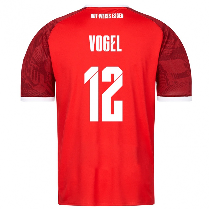 נשים כדורגל Colin Vogel #12 אדום בורדו לבן הרחק ג'רזי 2025/26