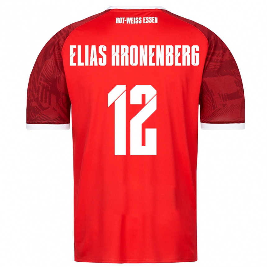 נשים כדורגל Sebastian Elias Kronenberg #12 אדום בורדו לבן הרחק ג'רזי 2025/26
