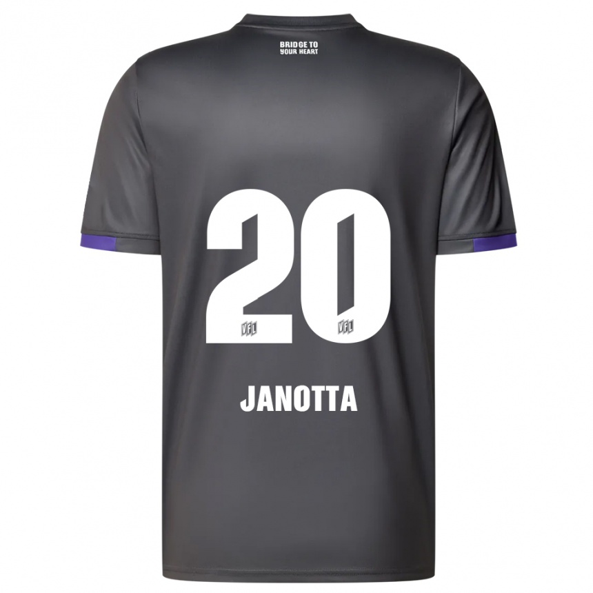 נשים כדורגל תיאו ג׳נוטה #20 אפור סגול הרחק ג'רזי 2025/26