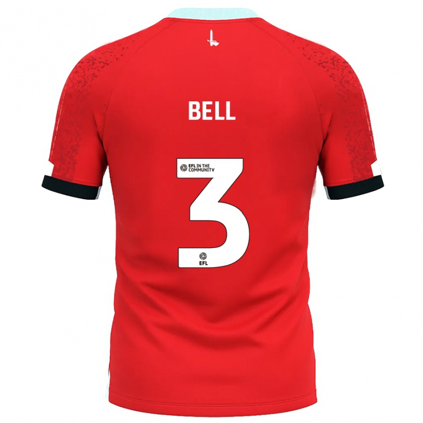 ילדים כדורגל אמרי'י בל #3 אדום לבן ג'רזי ביתית 2025/26