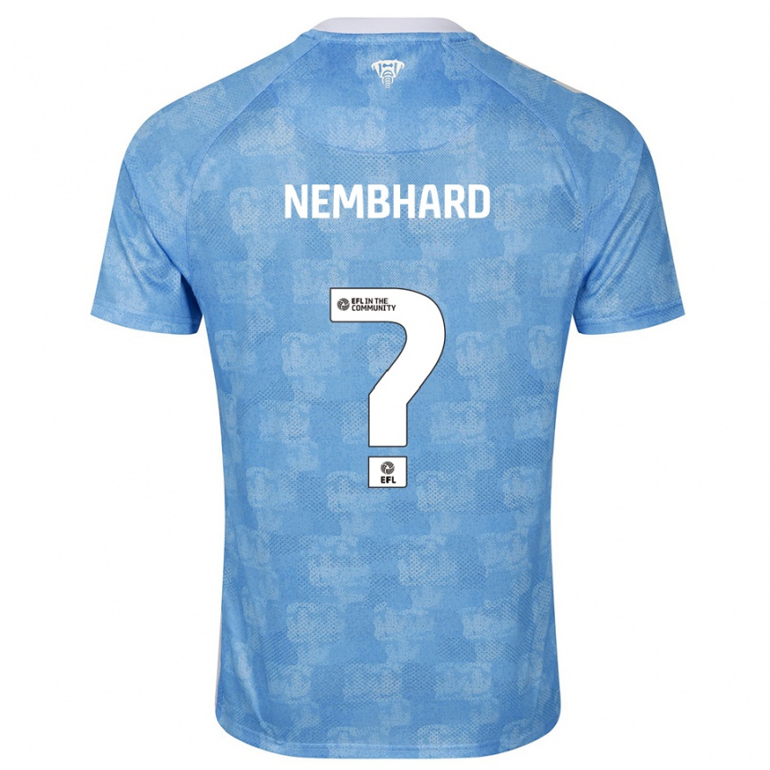 ילדים כדורגל קסיה נמבהרד #0 תכלת לבן ג'רזי ביתית 2025/26