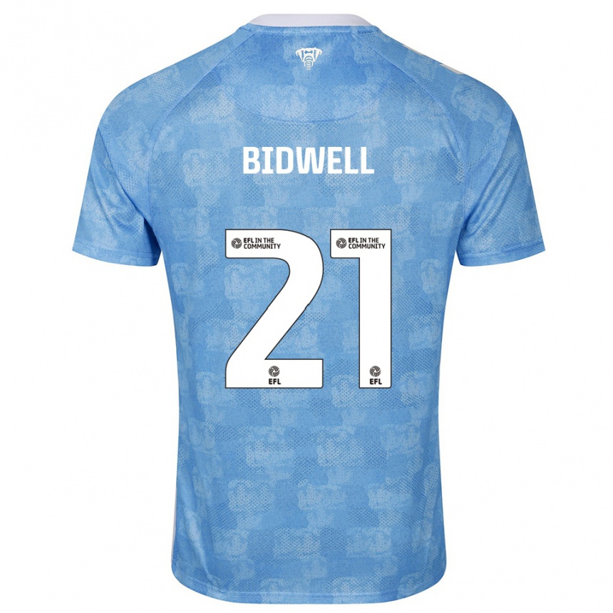 ילדים כדורגל ג'ייק בידוול #21 תכלת לבן ג'רזי ביתית 2025/26