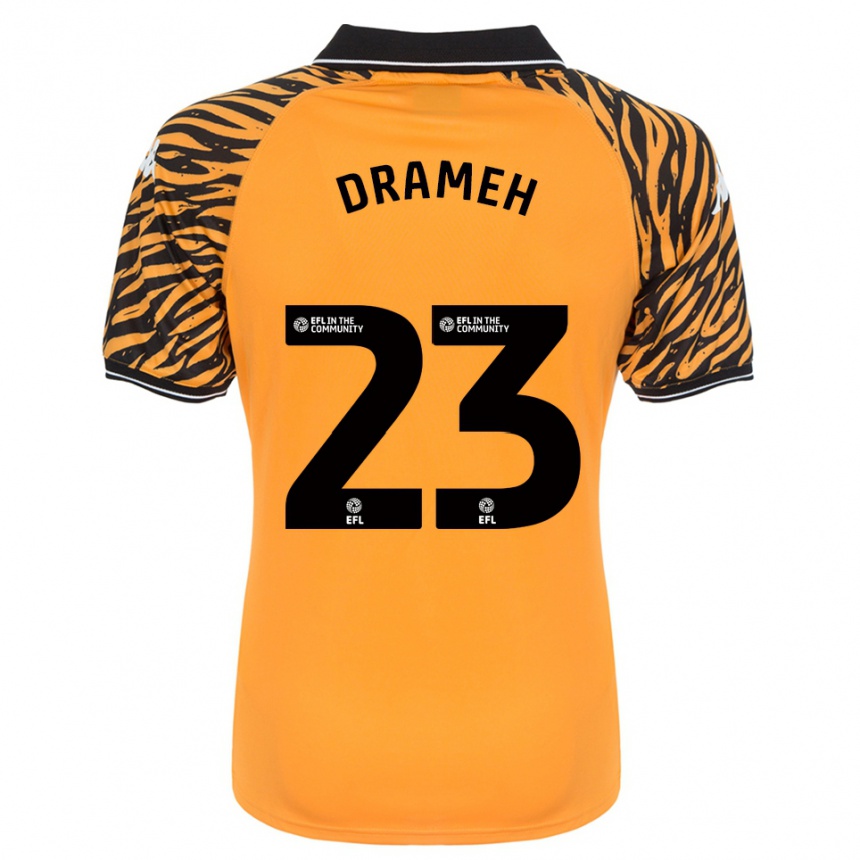 ילדים כדורגל קודי דראמה #23 כתום שחור ג'רזי ביתית 2025/26