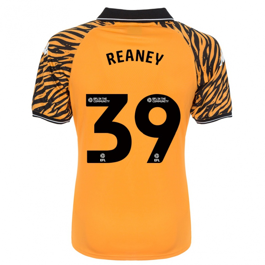 ילדים כדורגל Mollie Reaney #39 כתום שחור ג'רזי ביתית 2025/26