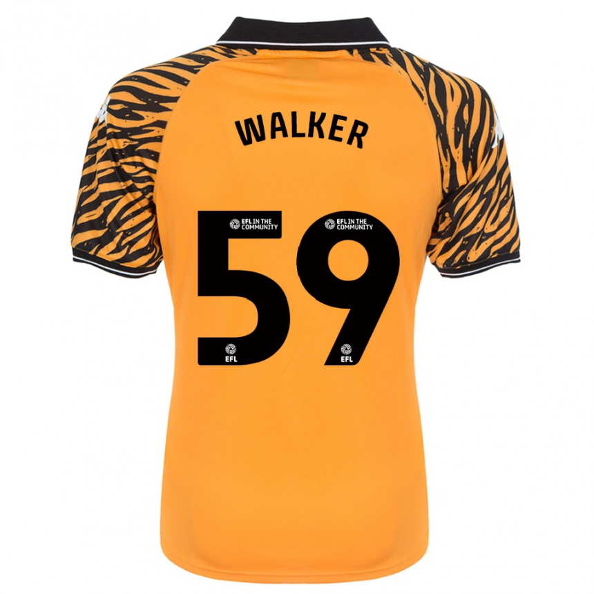 ילדים כדורגל Coist Walker #59 כתום שחור ג'רזי ביתית 2025/26