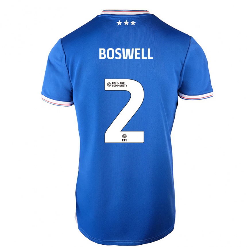 ילדים כדורגל מריה בוזוול #2 כחול לבן ג'רזי ביתית 2025/26 ילדים כדורגל מריה בוזוול #2 כחול לבן ג'רזי ביתית 2025/26