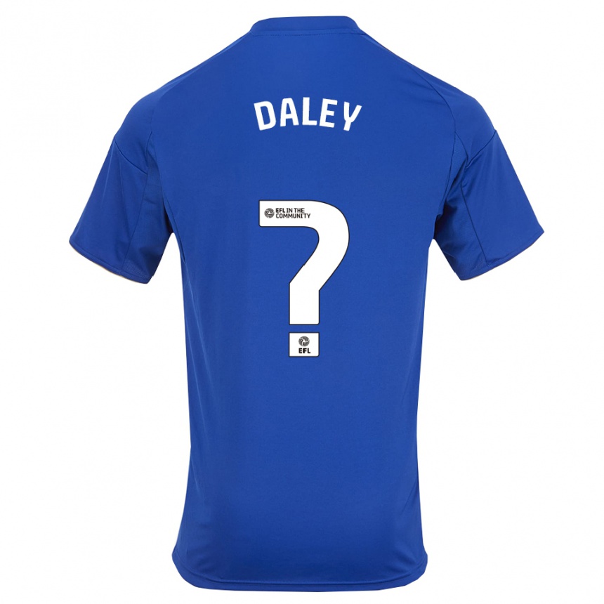 ילדים כדורגל קארל דיילי #0 כחול זהב ג'רזי ביתית 2025/26