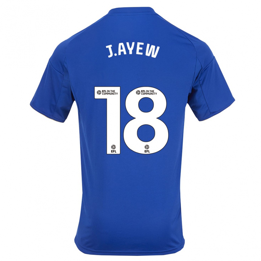 ילדים כדורגל אייו #18 כחול זהב ג'רזי ביתית 2025/26 ילדים כדורגל אייו #18 כחול זהב ג'רזי ביתית 2025/26