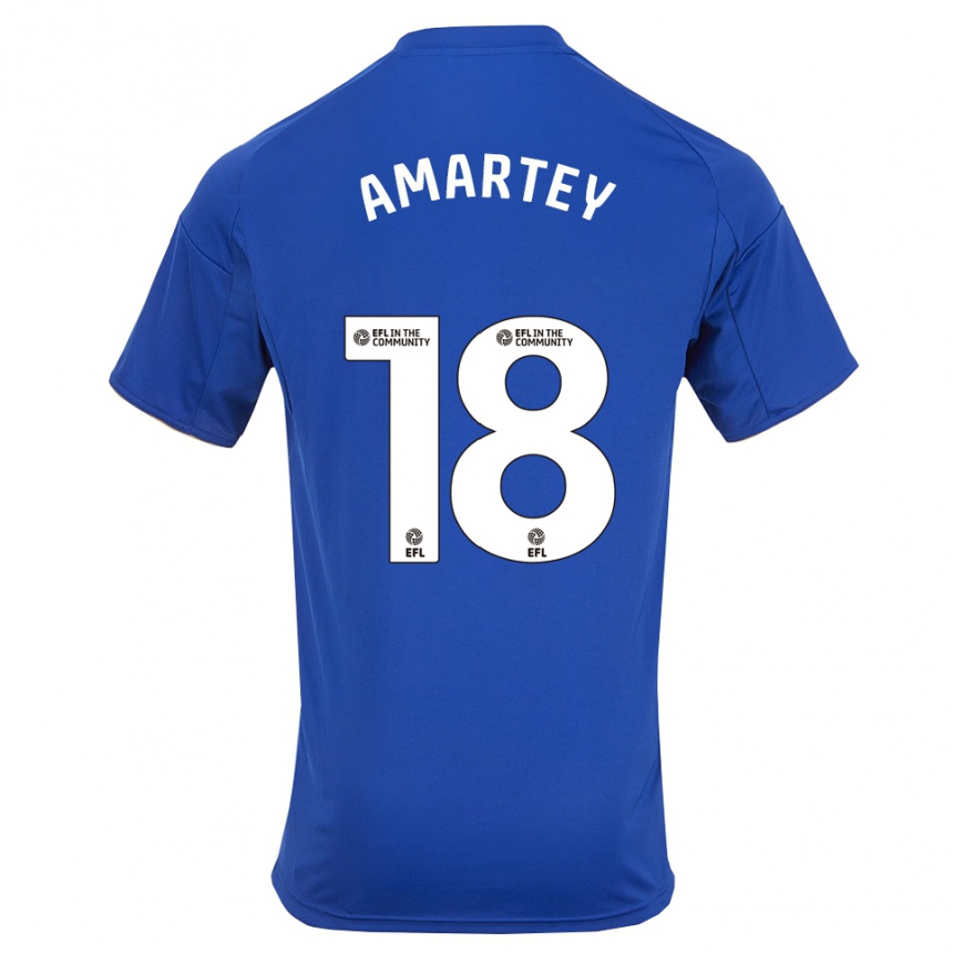 ילדים כדורגל דניאל אמרטי #18 כחול זהב ג'רזי ביתית 2025/26