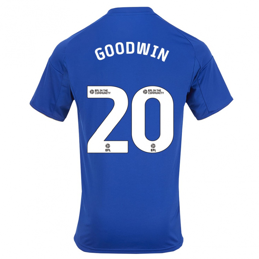 ילדים כדורגל מיסי גודווין #20 כחול זהב ג'רזי ביתית 2025/26