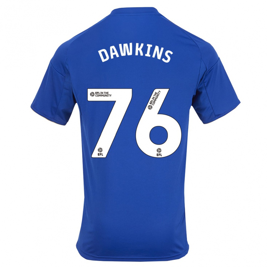 ילדים כדורגל קרטל דוקינס #76 כחול זהב ג'רזי ביתית 2025/26