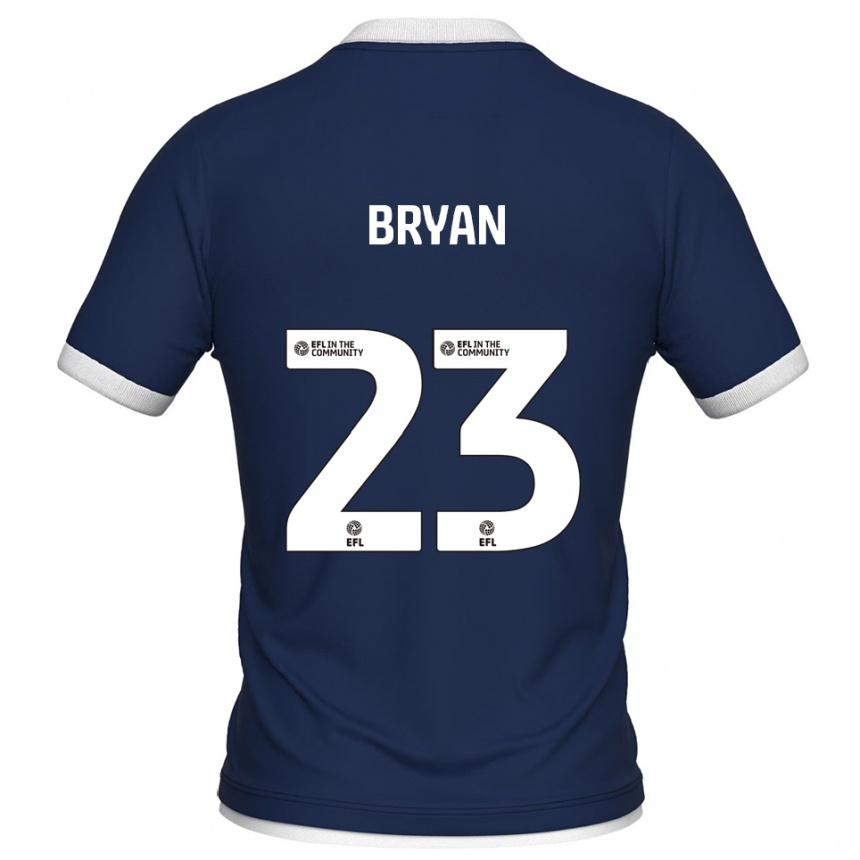 ילדים כדורגל ג'ו בריאן #23 כחול נייבי לבן ג'רזי ביתית 2025/26