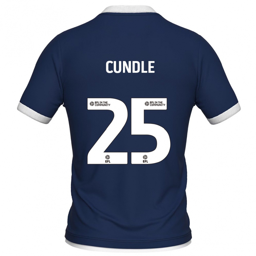 ילדים כדורגל לוק קונדל #25 כחול נייבי לבן ג'רזי ביתית 2025/26 ילדים כדורגל לוק קונדל #25 כחול נייבי לבן ג'רזי ביתית 2025/26