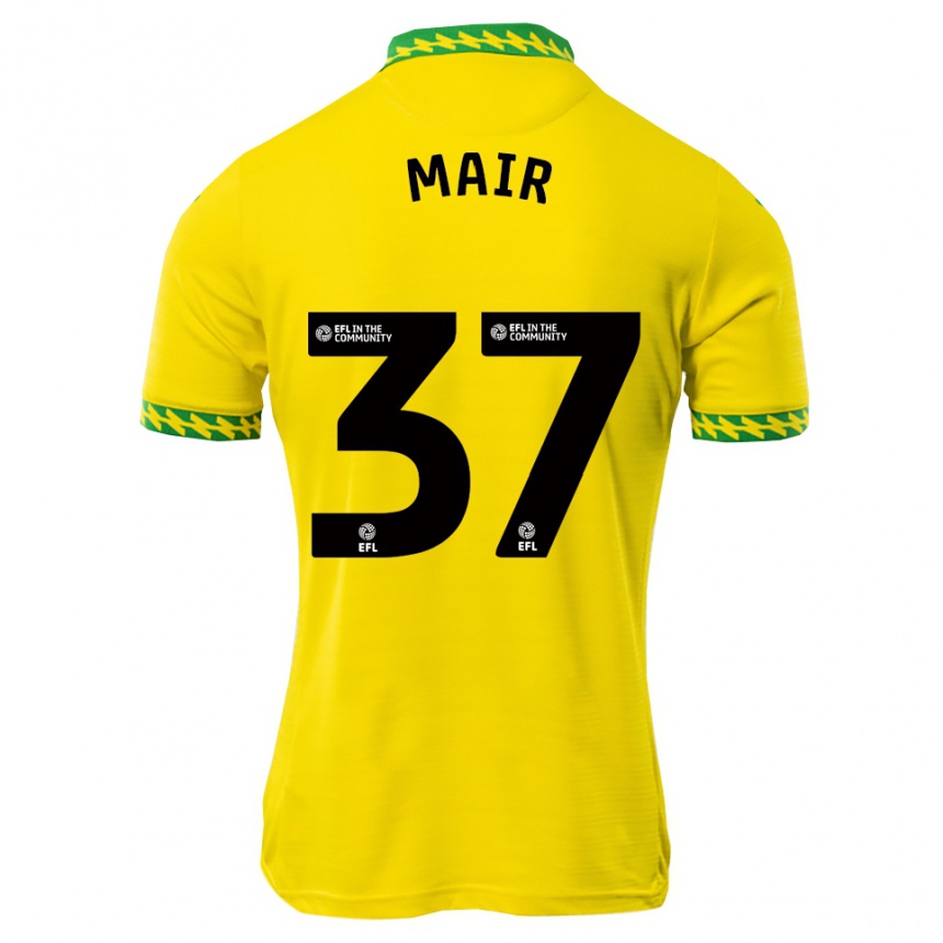 ילדים כדורגל ארצ'י מאיר #37 לבן ירוק ג'רזי ביתית 2025/26