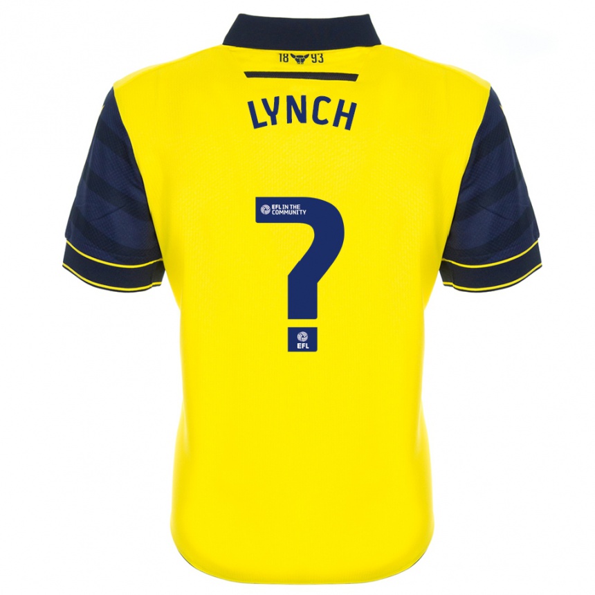 ילדים כדורגל Bobby Lynch #0 צהוב כחול נייבי ג'רזי ביתית 2025/26