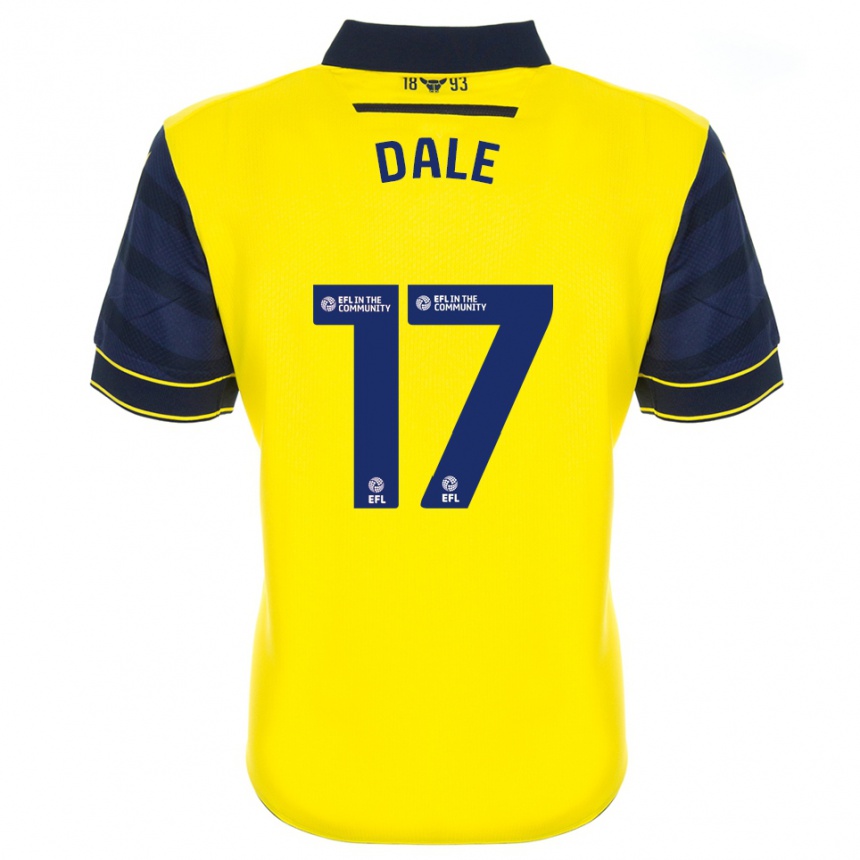 ילדים כדורגל אוון דייל #17 צהוב כחול נייבי ג'רזי ביתית 2025/26