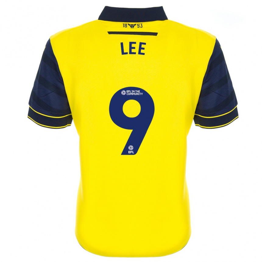 ילדים כדורגל Jack Lee #9 צהוב כחול נייבי ג'רזי ביתית 2025/26