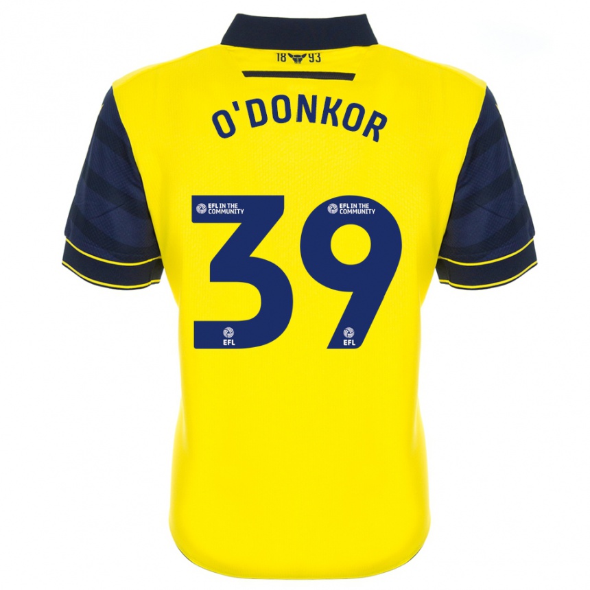 ילדים כדורגל גטלין או'דונקור #39 צהוב כחול נייבי ג'רזי ביתית 2025/26