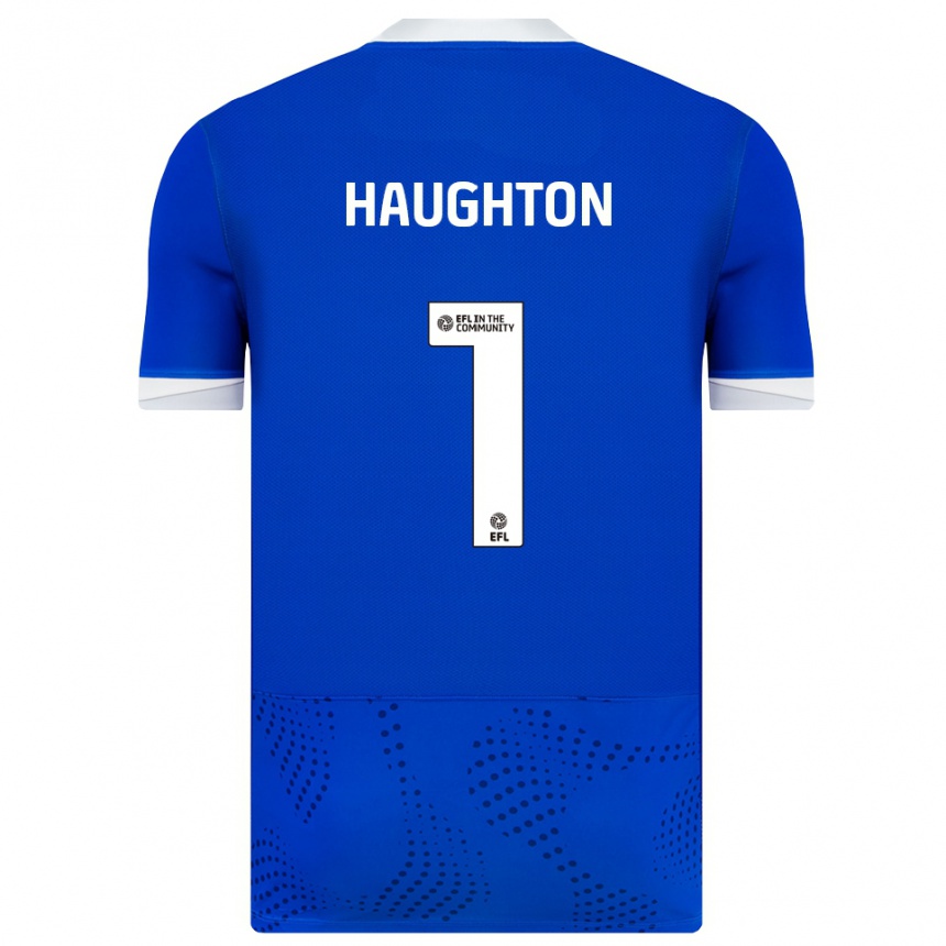 ילדים כדורגל האנה מרי הוטון #1 כחול לבן ג'רזי ביתית 2025/26 ילדים כדורגל האנה מרי הוטון #1 כחול לבן ג'רזי ביתית 2025/26