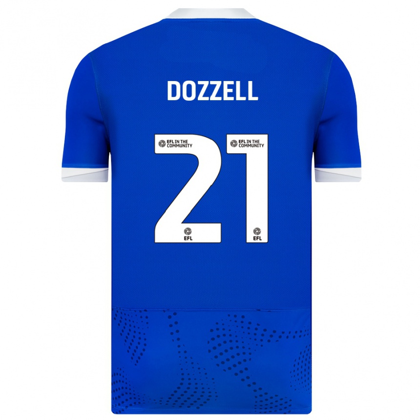 ילדים כדורגל אנדרה דוזל #21 כחול לבן ג'רזי ביתית 2025/26