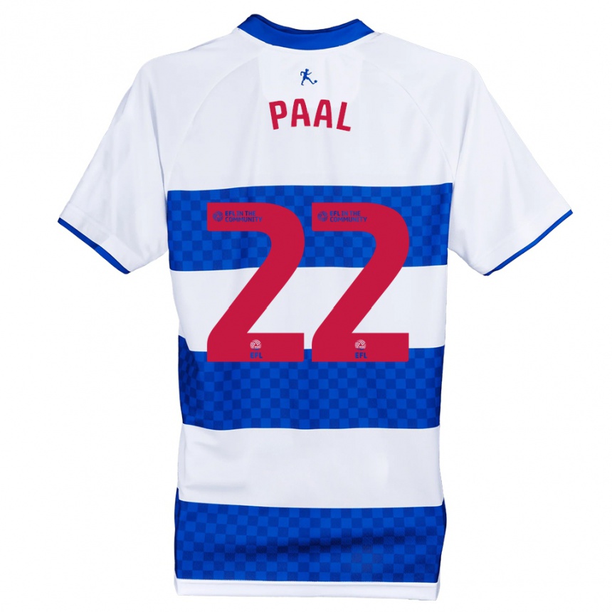 ילדים כדורגל קנת' פאל #22 כחול לבן ג'רזי ביתית 2025/26