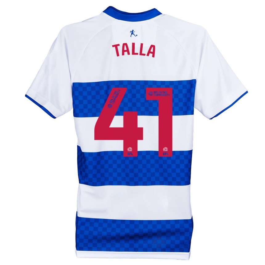 ילדים כדורגל לורן טלה #41 כחול לבן ג'רזי ביתית 2025/26