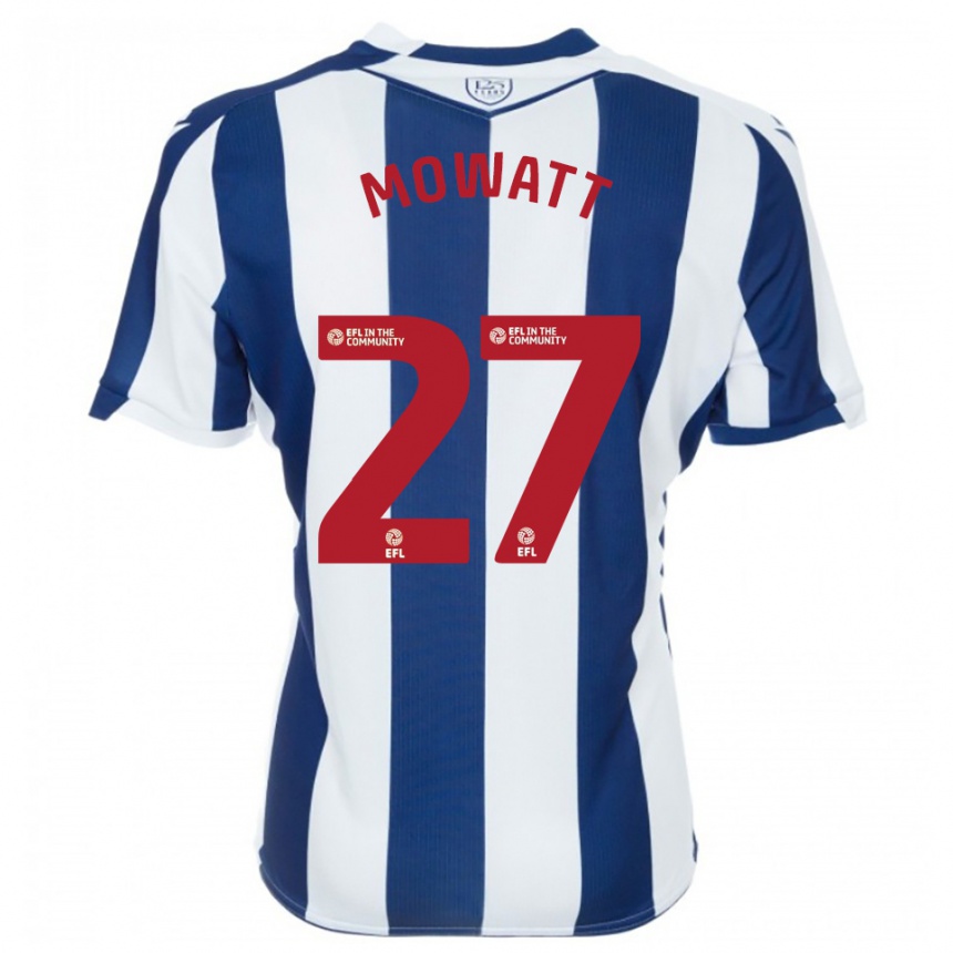 ילדים כדורגל אלכס מוואט #27 כחול נייבי לבן ג'רזי ביתית 2025/26