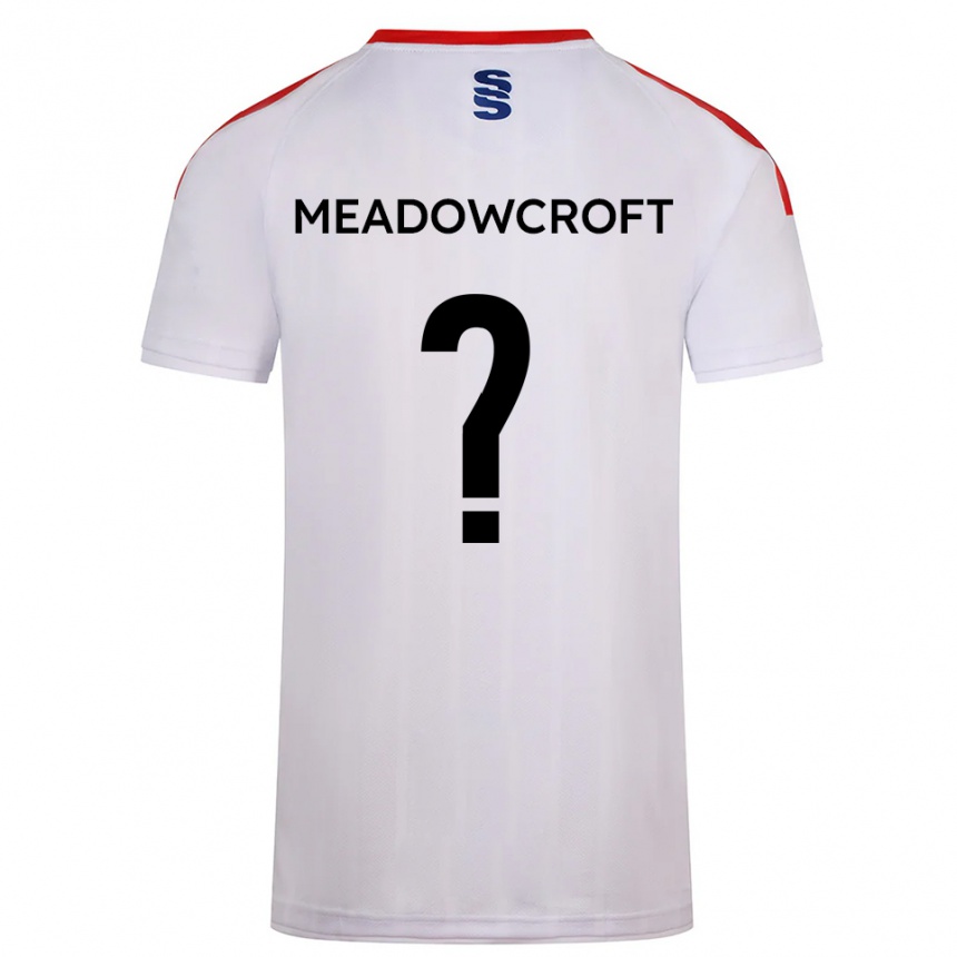 ילדים כדורגל קולן מדוקרופט #0 לבן כחול נייבי ג'רזי ביתית 2025/26