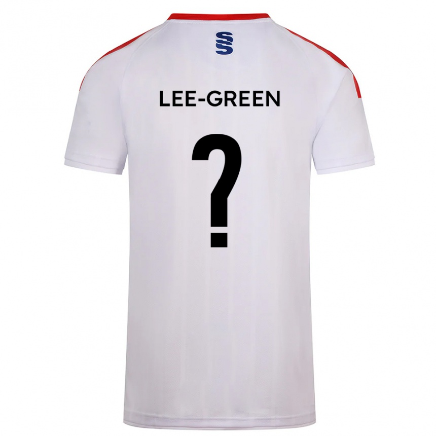 ילדים כדורגל Alex Lee-Green #0 לבן כחול נייבי ג'רזי ביתית 2025/26