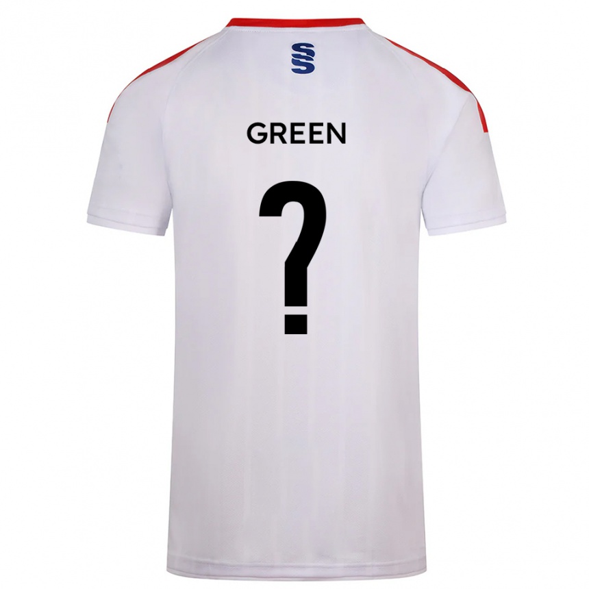 ילדים כדורגל Josh Green #0 לבן כחול נייבי ג'רזי ביתית 2025/26