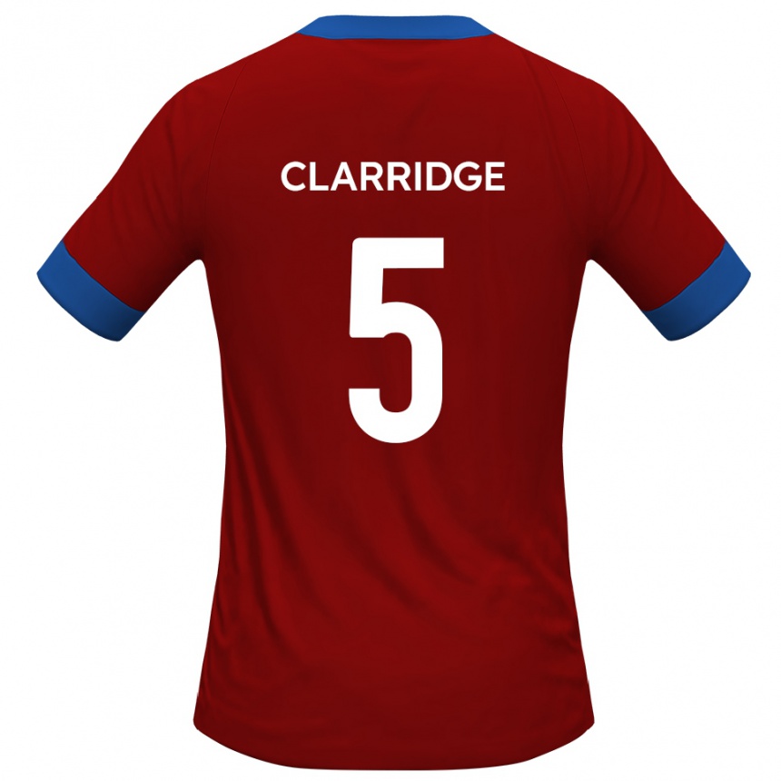 ילדים כדורגל ג׳יימס אנדרו קלארידג׳ #5 כחול אדום ג'רזי ביתית 2025/26