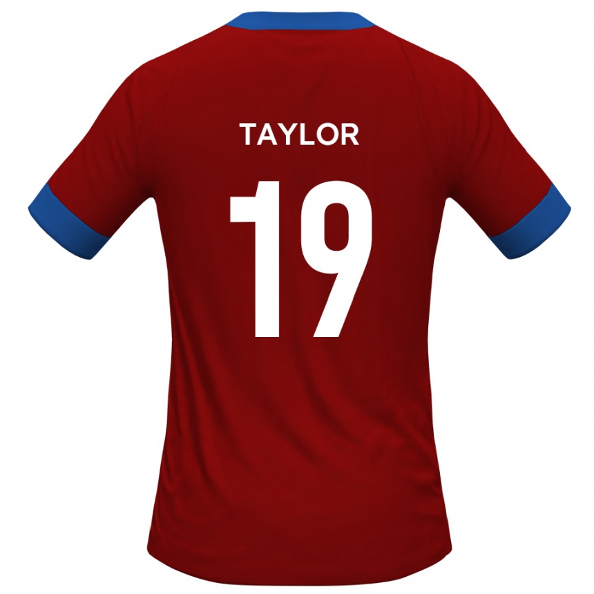 ילדים כדורגל ארצ׳י דניס טיילור #19 כחול אדום ג'רזי ביתית 2025/26