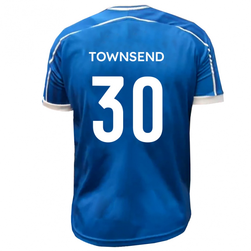 ילדים כדורגל Nick Townsend #30 כחול לבן ג'רזי ביתית 2025/26