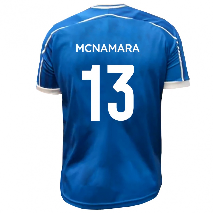 ילדים כדורגל Josh Mcnamara #13 כחול לבן ג'רזי ביתית 2025/26 ילדים כדורגל Josh Mcnamara #13 כחול לבן ג'רזי ביתית 2025/26