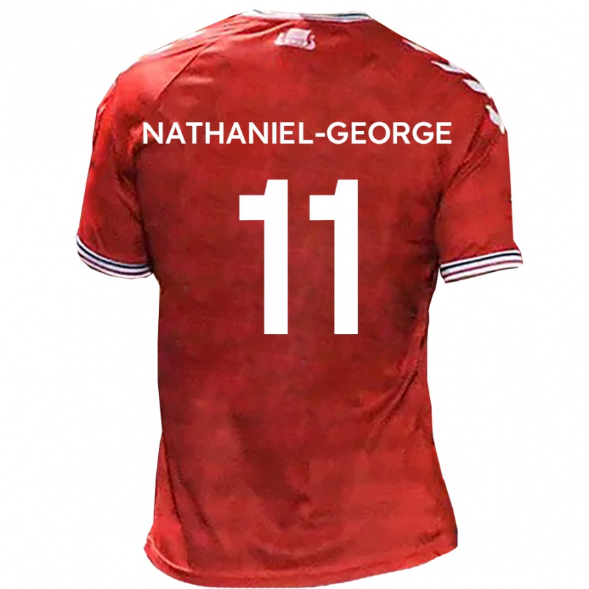 ילדים כדורגל אשלי נת׳ניאל-ג'ורג' #11 אדום לבן ג'רזי ביתית 2025/26