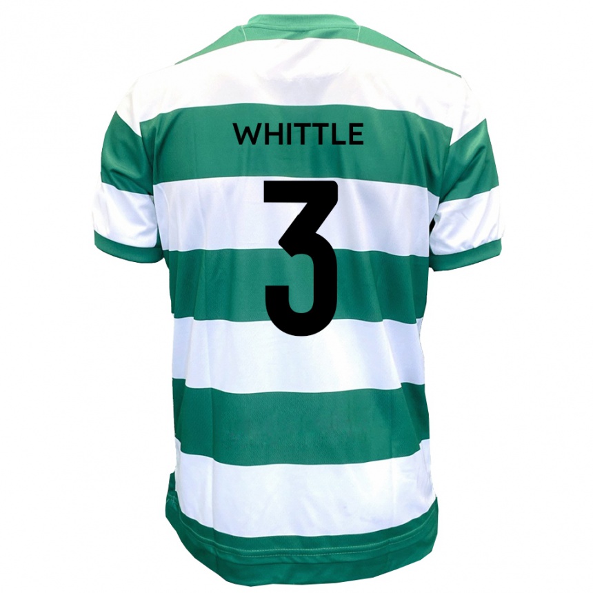 ילדים כדורגל אלכס ויטל #3 ירוק לבן ג'רזי ביתית 2025/26