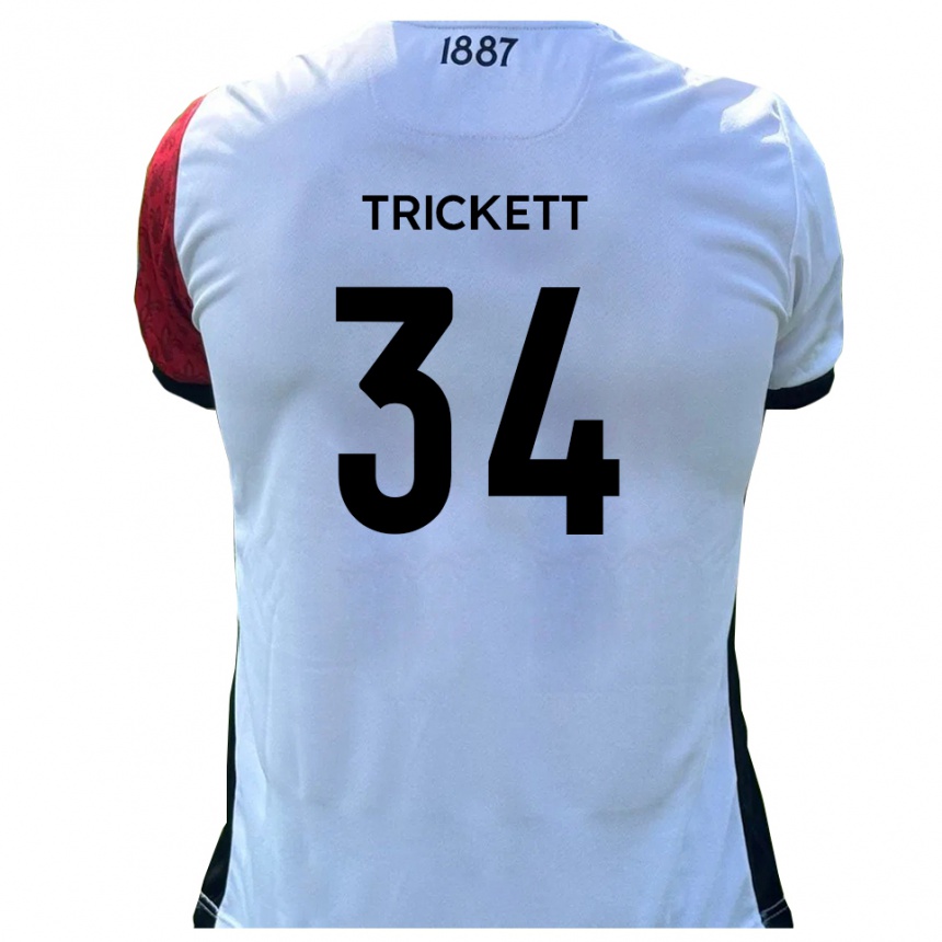 ילדים כדורגל יודן טריקט #34 אדום לבן ג'רזי ביתית 2025/26