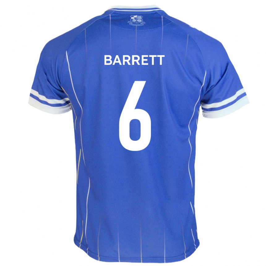 ילדים כדורגל מייסון בארט #6 כחול מלכותי ג'רזי ביתית 2025/26