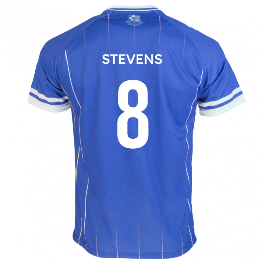 ילדים כדורגל James Stevens #8 כחול מלכותי ג'רזי ביתית 2025/26