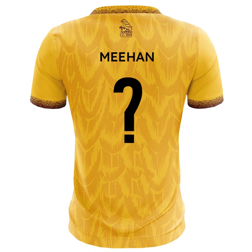 ילדים כדורגל Ella Meehan #0 צהוב חום ג'רזי ביתית 2025/26