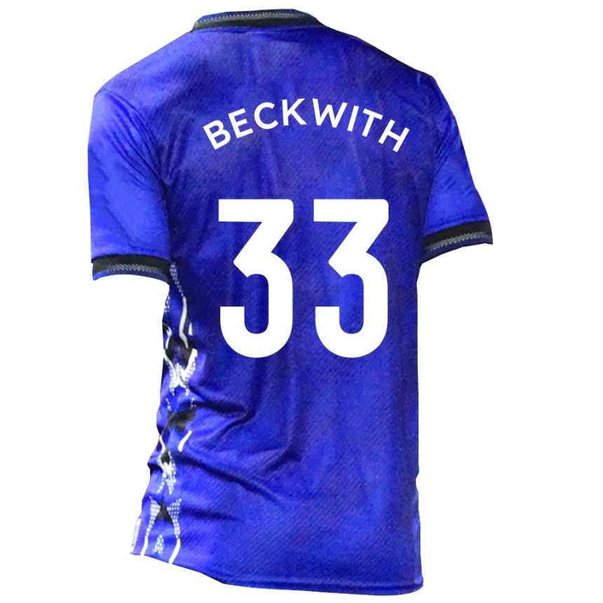 ילדים כדורגל סם בקווית׳ #33 כחול לבן ג'רזי ביתית 2025/26