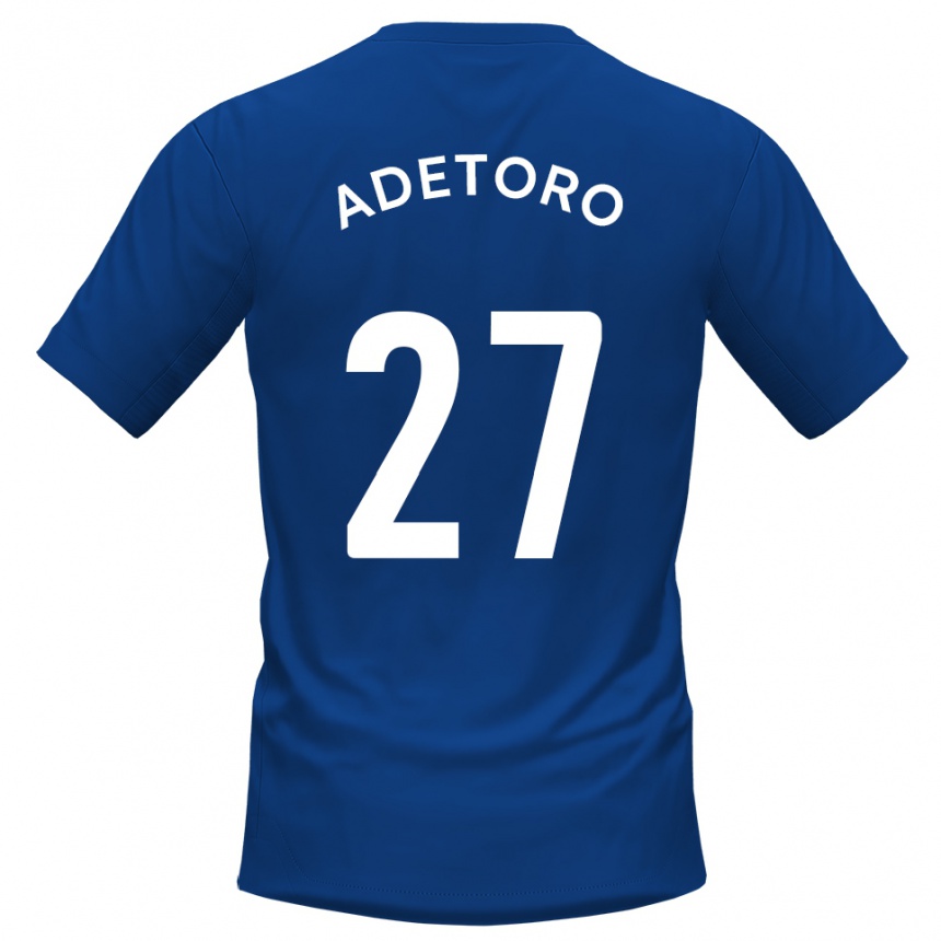 ילדים כדורגל אדם אלימי-אדטורו #27 כחול לבן ג'רזי ביתית 2025/26 ילדים כדורגל אדם אלימי-אדטורו #27 כחול לבן ג'רזי ביתית 2025/26