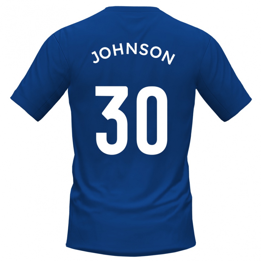 ילדים כדורגל Cody Johnson #30 כחול לבן ג'רזי ביתית 2025/26